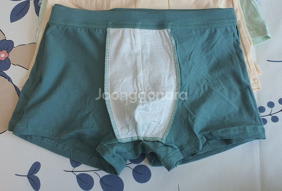 무형광 순면 남아 팬티 두세트 총8p 일괄(새상품)--1