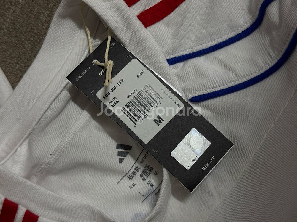 아디다스 FC바이에른 UBP 반팔 티 M사이즈 새상품--3