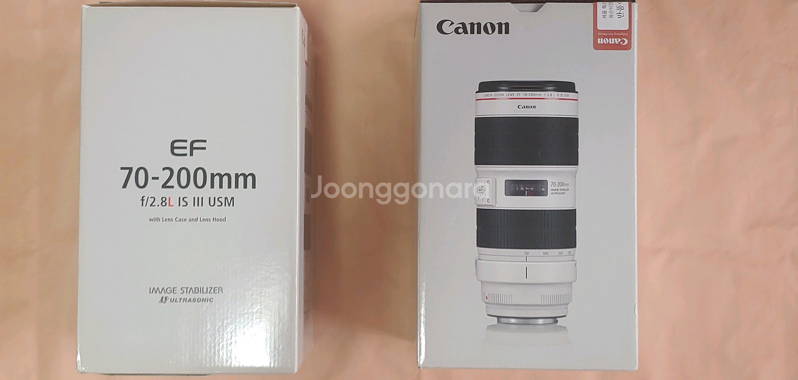 (새상품)캐논 EF 70-200mm 새새아빠 백통--2