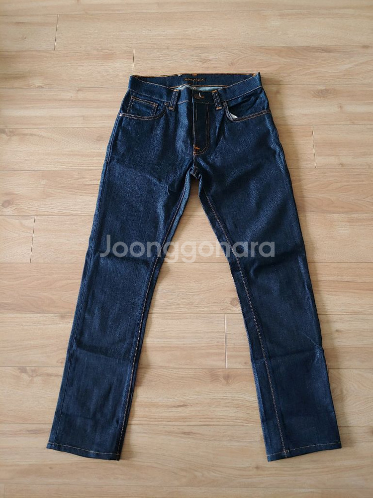 누디진 그림팀 드라이오픈네이비 진청생지 30사이즈--1