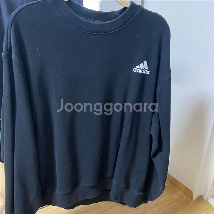 아디다스 릴랙스 오버사이즈 크루넥 - 블랙 L--0