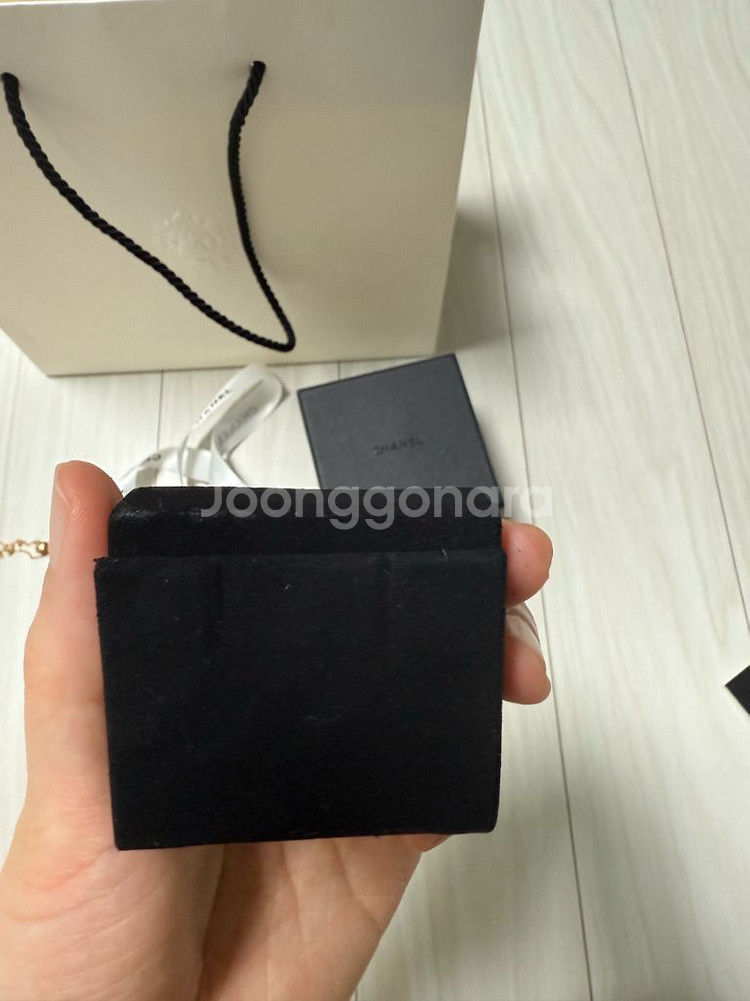 샤넬 코코크러쉬 목걸이 골드--4