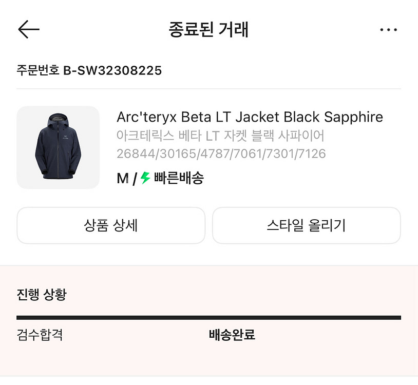 아크테릭스 베타 LT 남자 M 블랙사파이어--5