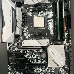 b450스틸레전드+3600x+램32gb