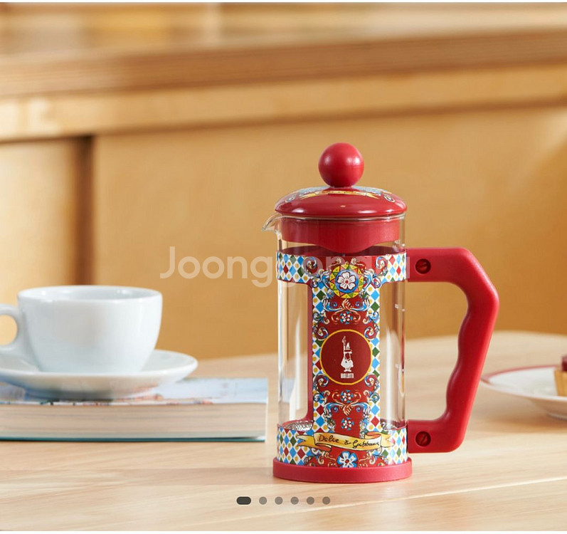 돌체&가바나 콜라보 한정 비알레띠 프렌치 프레스 새제품--0