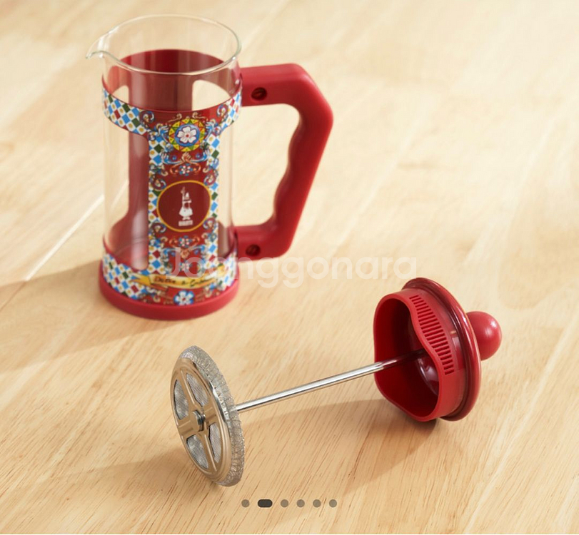 돌체&가바나 콜라보 한정 비알레띠 프렌치 프레스 새제품--1