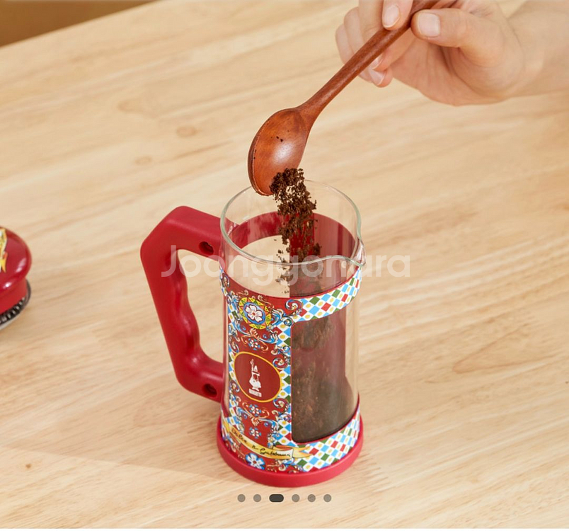 돌체&가바나 콜라보 한정 비알레띠 프렌치 프레스 새제품--2