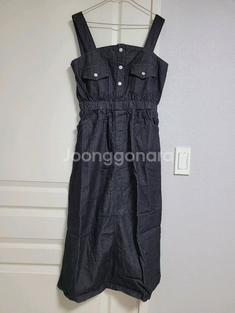 여성 뷔스티에 데님 원피스 팝니다. 새상품--0