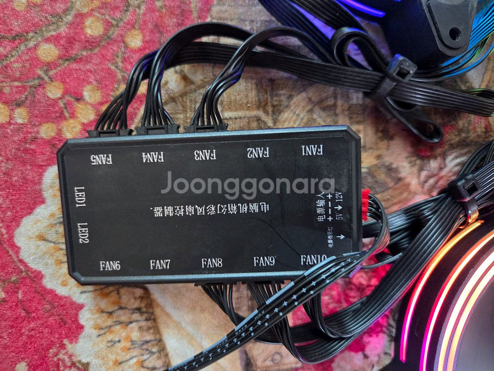 PSIONIC 레인보우 LED 팬 6개 120mm--3