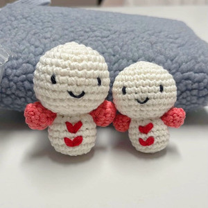 운아기,woonbaby, 운학눈사람,쁘넥도운학인형키링