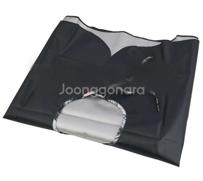 새 검정색 아동 미용실 가운 헤어샵 이발보 염색 파마--2