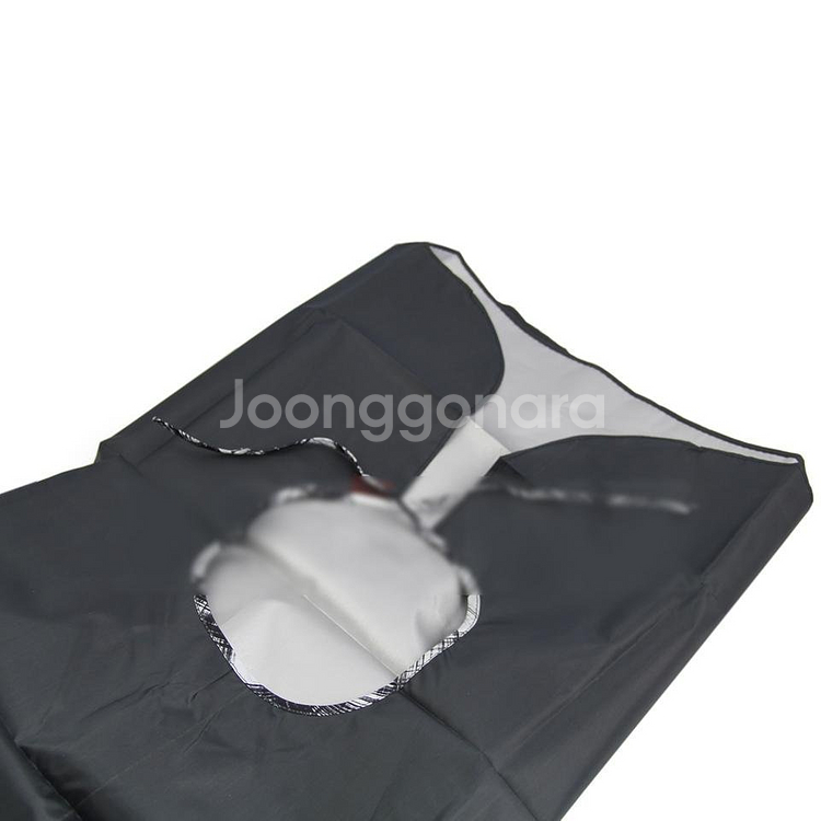 새 검정색 아동 미용실 가운 헤어샵 이발보 염색 파마--1