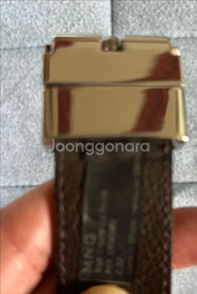 망고 남성 양면 벨트--2