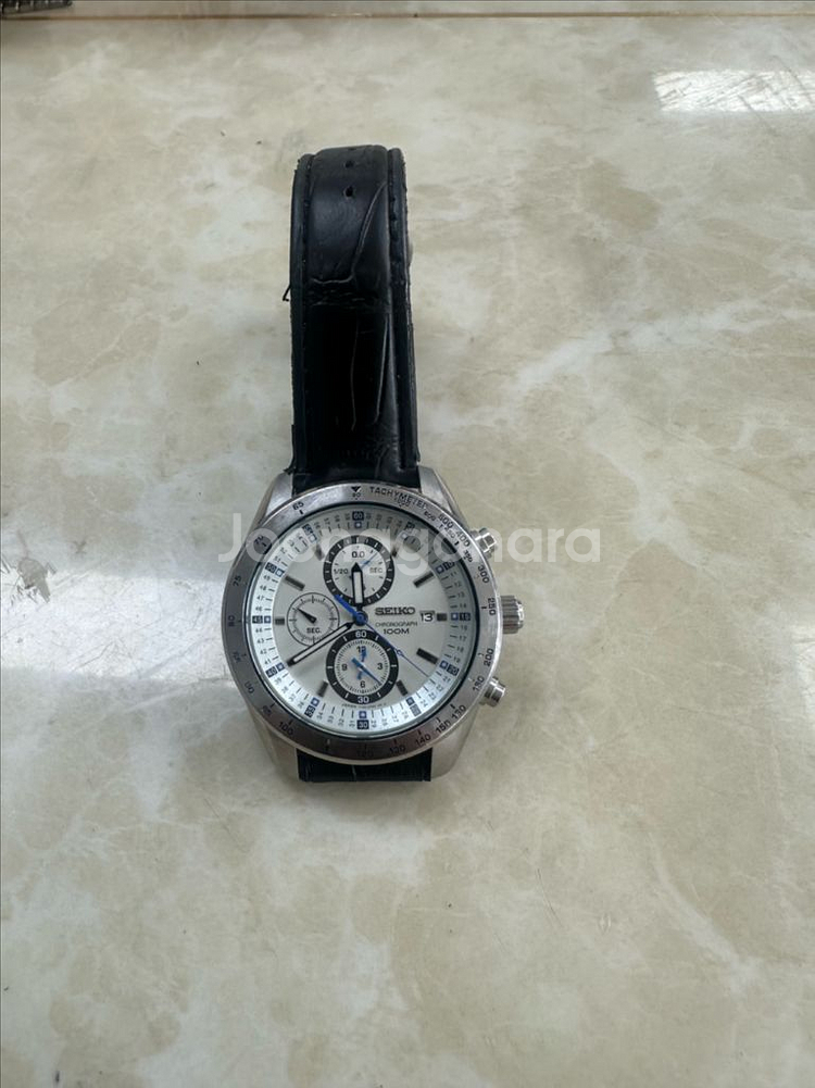 Seiko 빈티지 크로노그래프 시계 새 스트랩판매합니다--0