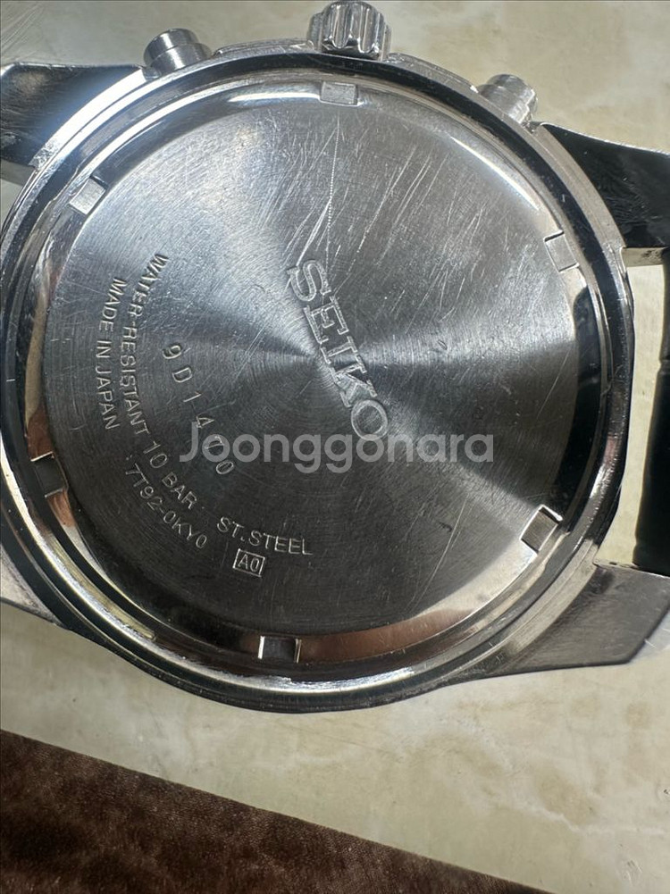 Seiko 빈티지 크로노그래프 시계 새 스트랩판매합니다--6