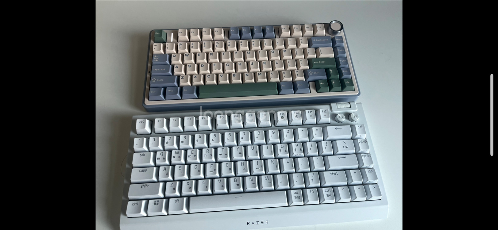 RAZER Blackwidow V4 75%+옐로우스위치--6