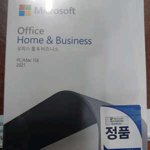 MS Office 2021홈앤비지니스 미개봉 국내정품
