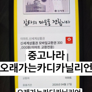 신세계 상품권