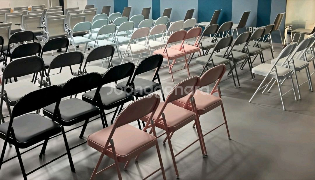 [최저가]접이식 폴딩 간이 공부 책상 테이블 식탁 의자--2