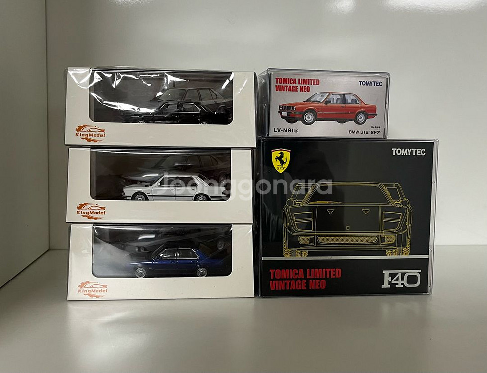 토리빈 bmw, 페라리 F40 킹모델 bmw 1/64--3