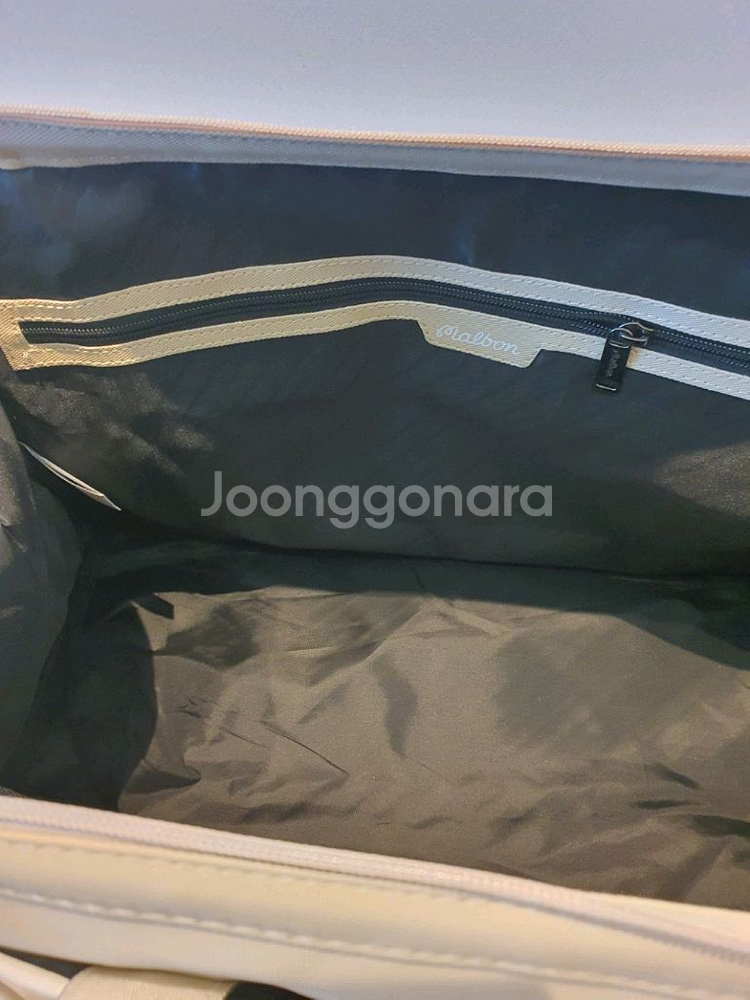말본골프백 캐디백 보스턴백 베이지--5
