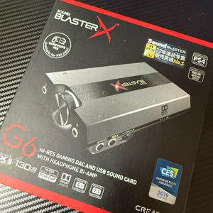 사운드블라스터X G6 DAC