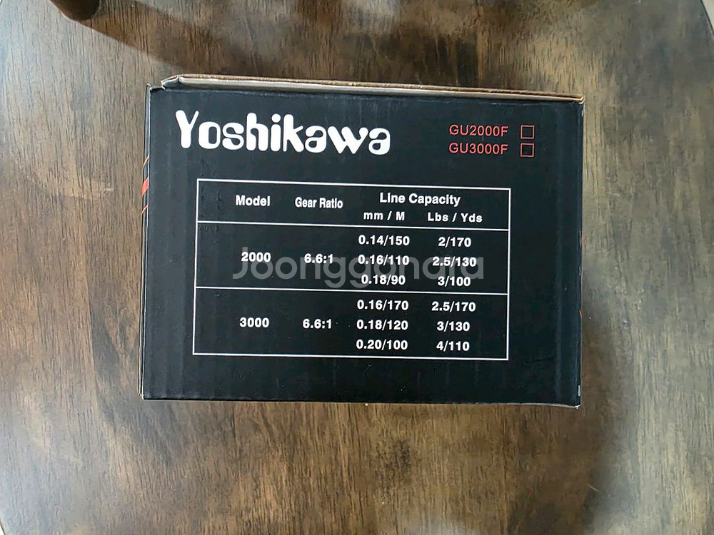 요시가와 GU시리즈 스피닝릴 3000 새상품--1