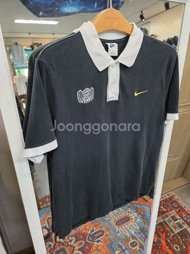 나이키 한국어패치 pk 폴로 카라반팔 xl--5