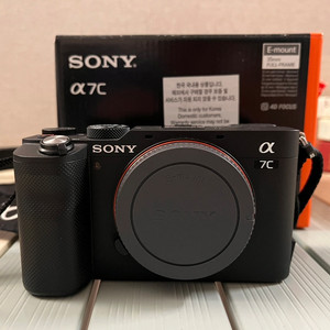 소니 a7c 바디 카메라