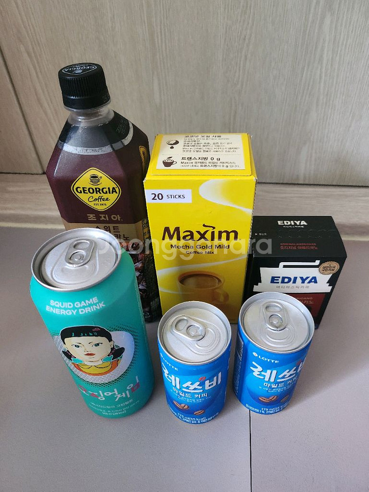 식품 6개 맥심커피 모카골드마일드 이디야커피 스틱커피--0