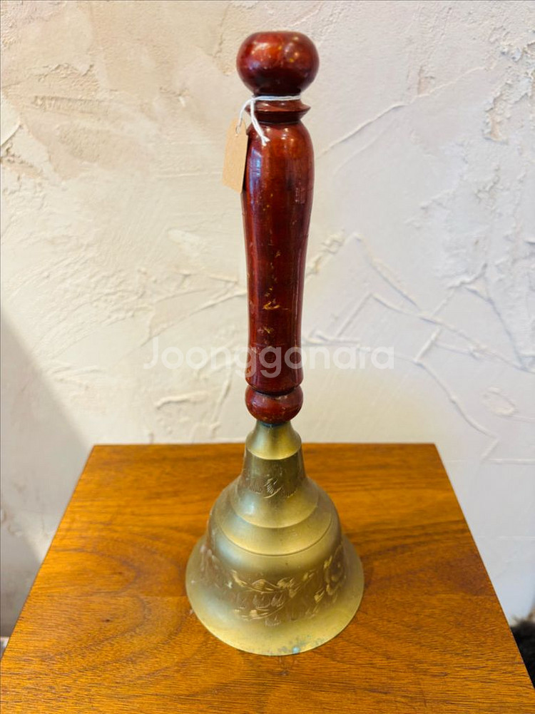 빈티지 손잡이 황동 벨 종 중형 #2--0