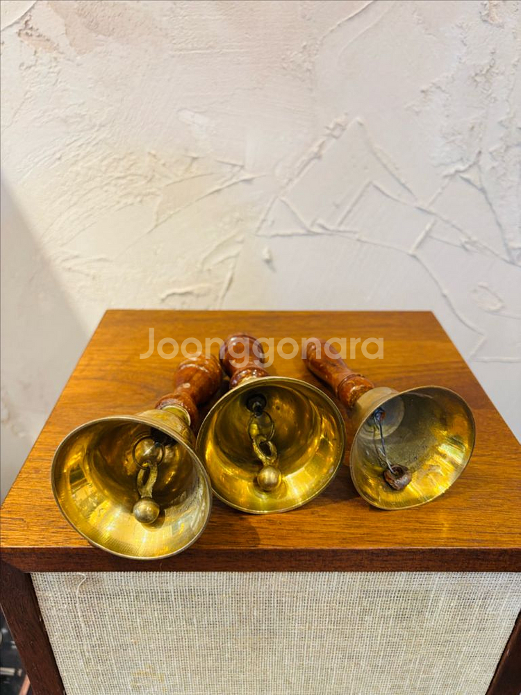 빈티지 손잡이 황동 벨 종 소형 #1,2,3--4