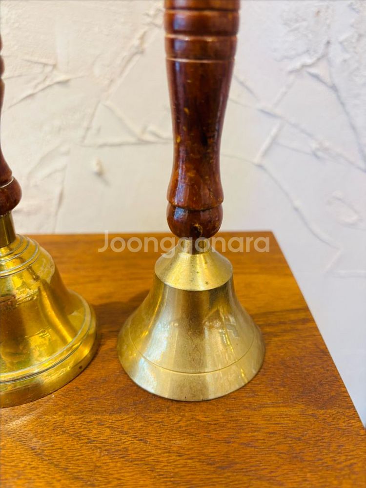 빈티지 손잡이 황동 벨 종 소형 #1,2,3--3