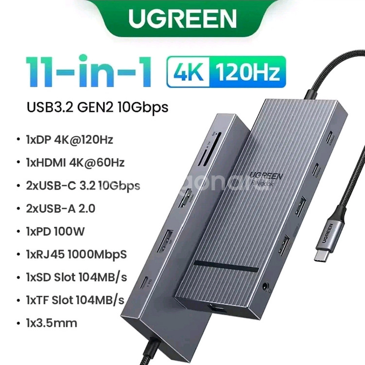 유그린 레보독 11in1 usb 3.2 허브 미개봉--0