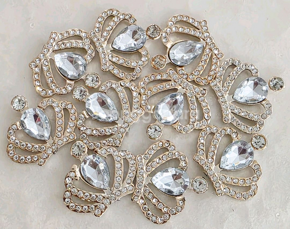 파츠 큐빅왕관 10개 일괄--0