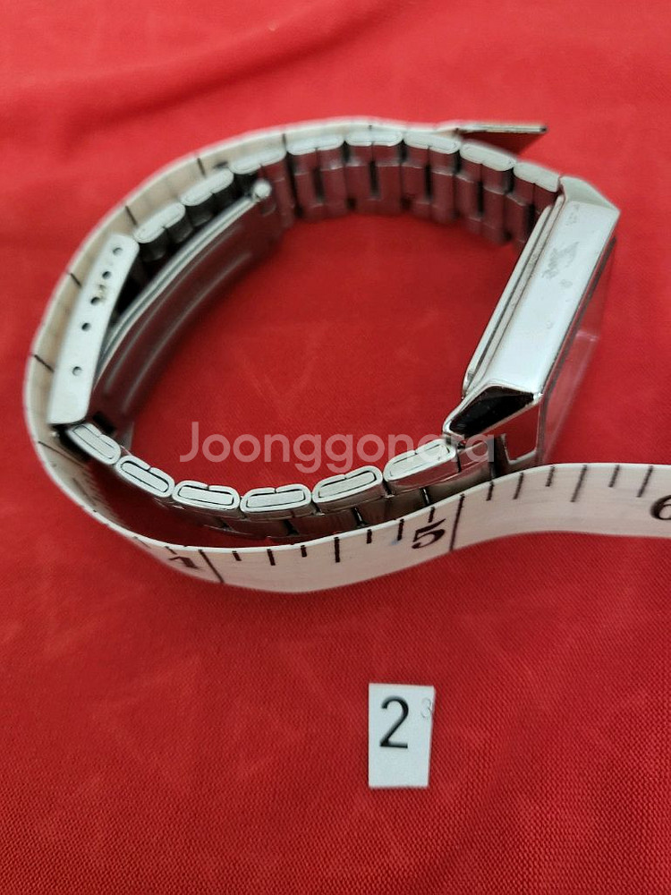 카시오 사각 메탈 시계2개 1개3만 사진6장참조--2