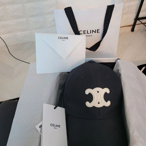 셀린느 트리옹프 볼캡 L 블랙