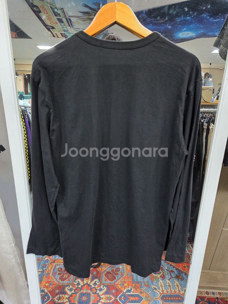 꼼데가르송 롱슬리브 긴팔 블랙 xl--1