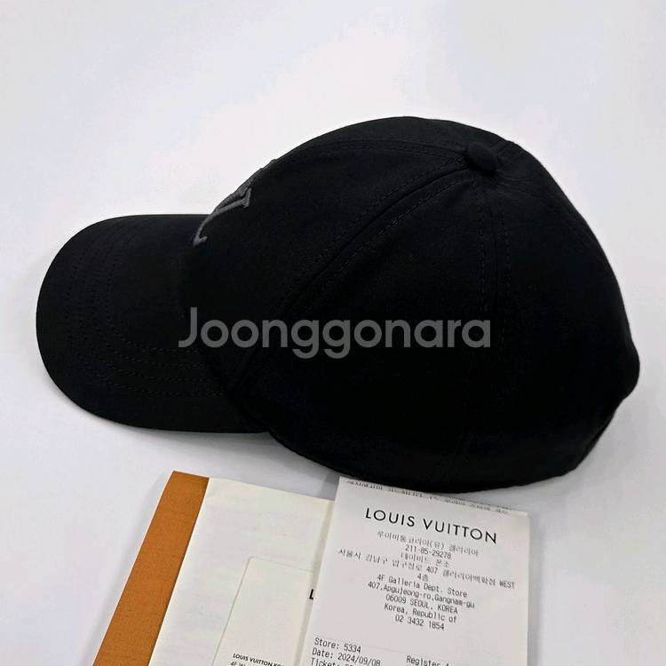 루이비통 온리 LV 볼캡 모자--1
