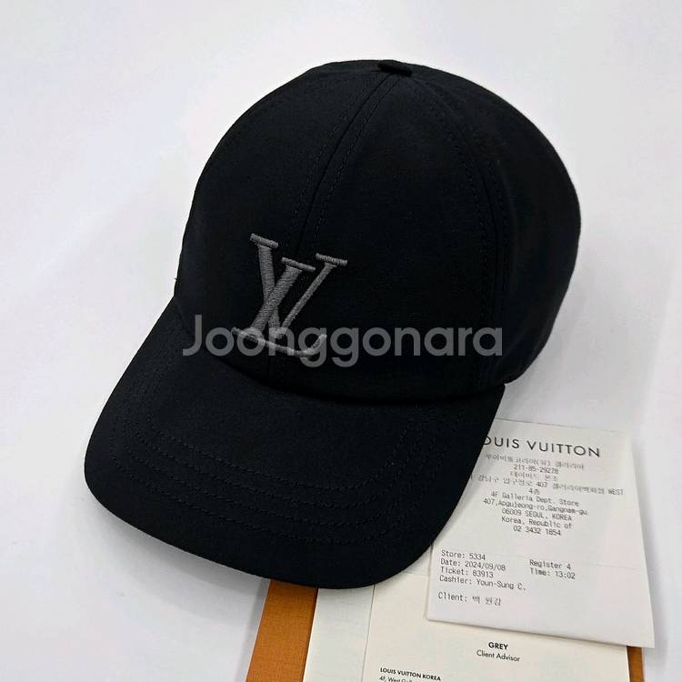 루이비통 온리 LV 볼캡 모자--0