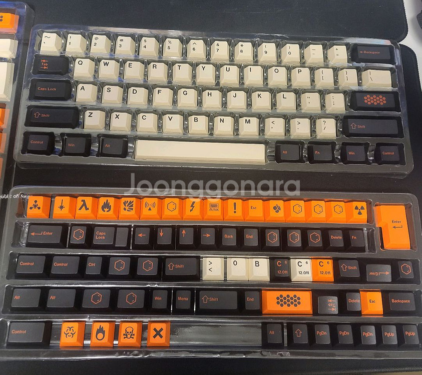 1회착 전시용 카본 pbt 키캡--1