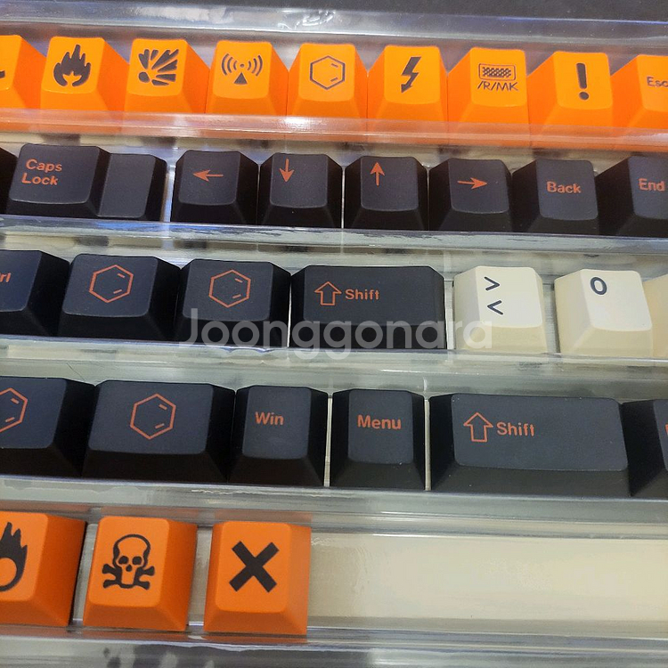 1회착 전시용 카본 pbt 키캡--3