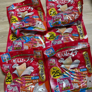 이나바 챠오 쁘띠 버라이어티 25p 고양이 간식 사료