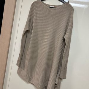 라온 RAON 울 캐시미어 골지 언발 니트 뮤제라 랑방