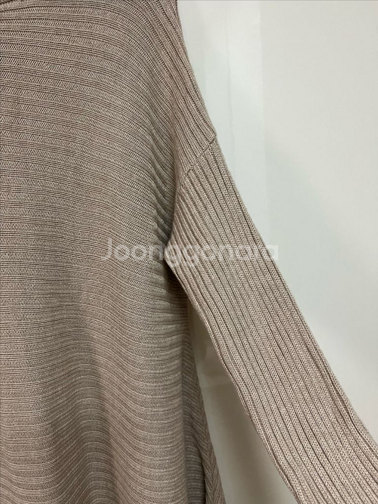 라온 RAON 울 캐시미어 골지 언발 니트 뮤제라 랑방--4