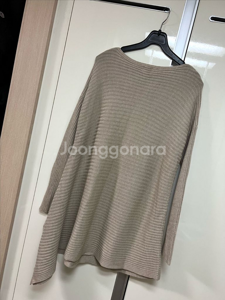 라온 RAON 울 캐시미어 골지 언발 니트 뮤제라 랑방--1