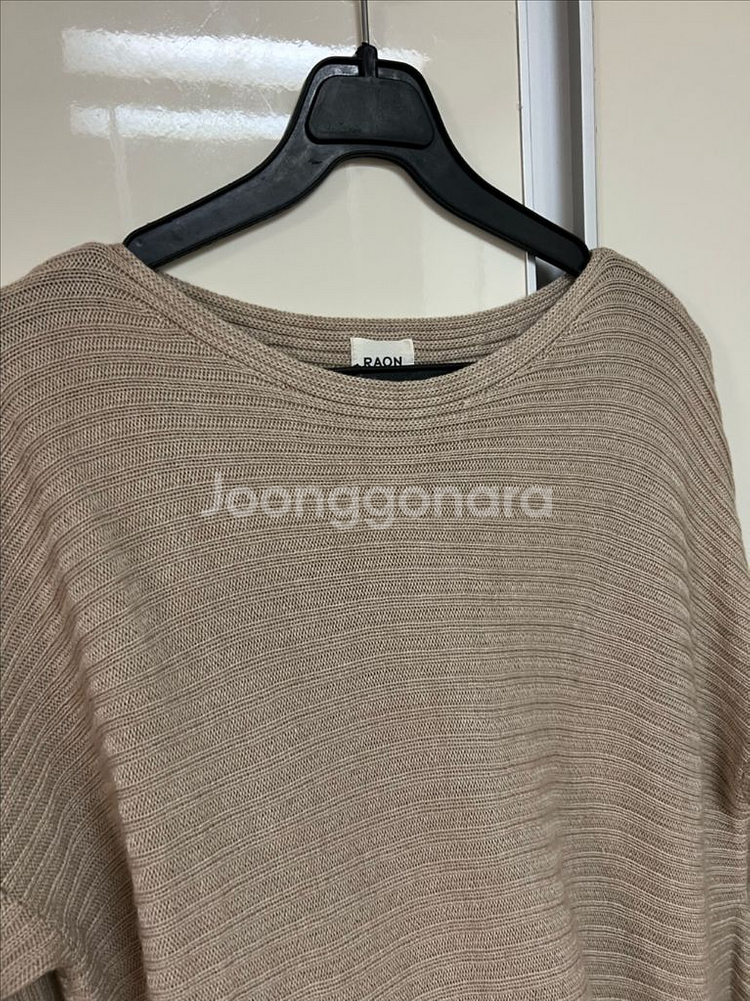 라온 RAON 울 캐시미어 골지 언발 니트 뮤제라 랑방--8