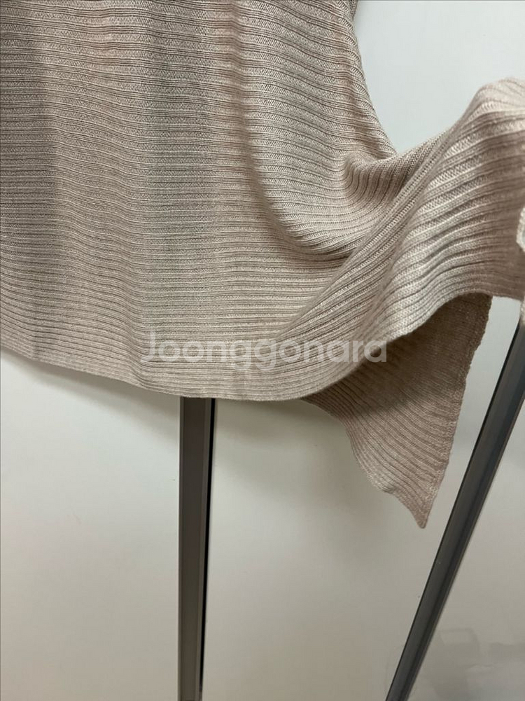 라온 RAON 울 캐시미어 골지 언발 니트 뮤제라 랑방--7