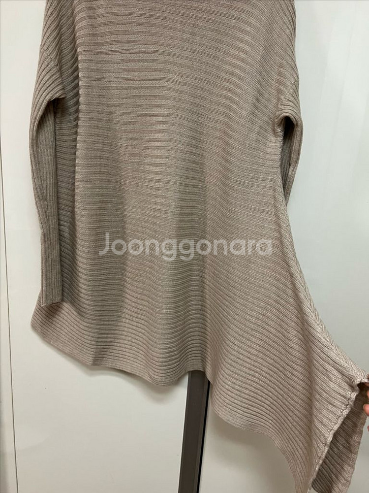 라온 RAON 울 캐시미어 골지 언발 니트 뮤제라 랑방--6