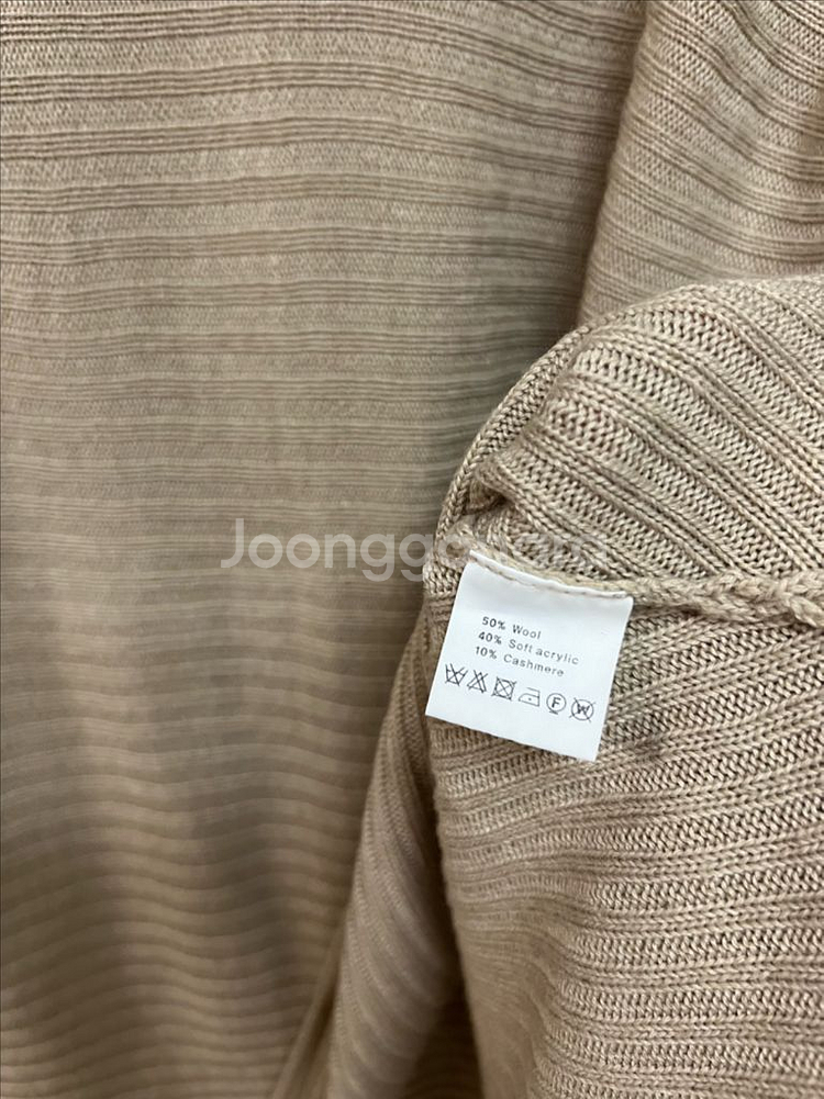 라온 RAON 울 캐시미어 골지 언발 니트 뮤제라 랑방--9